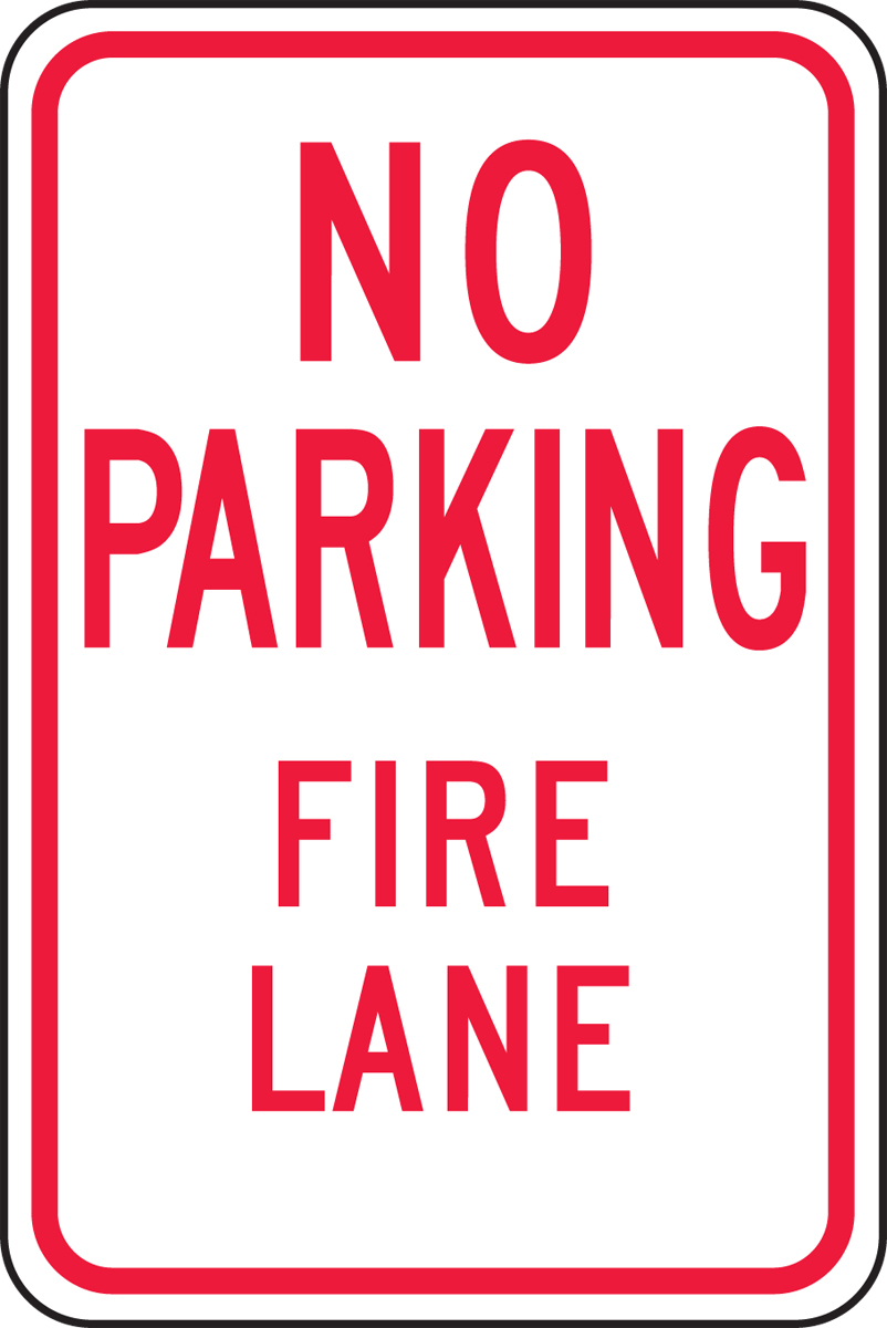 NO PARKING FIRE LANE