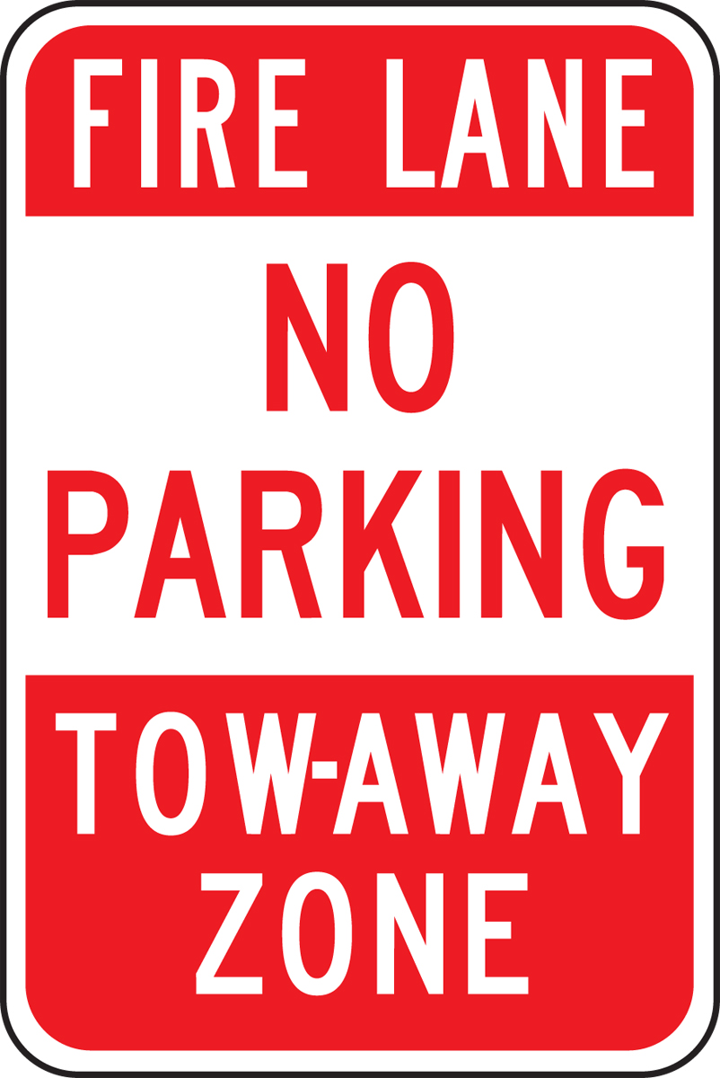 FIRE LANE NO PARKING TOW-AWAY ZONE