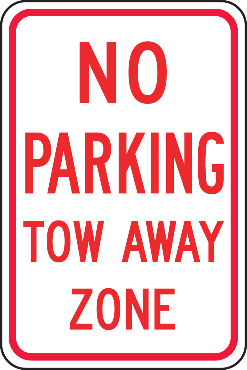 NO PARKING TOW AWAY ZONE