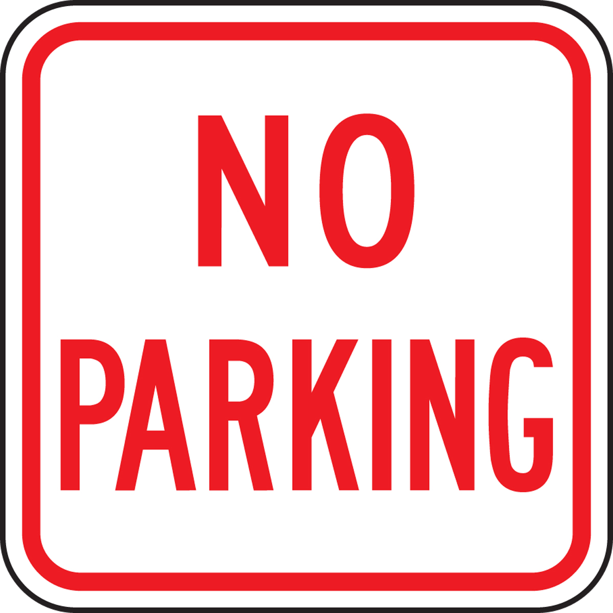 NO PARKING