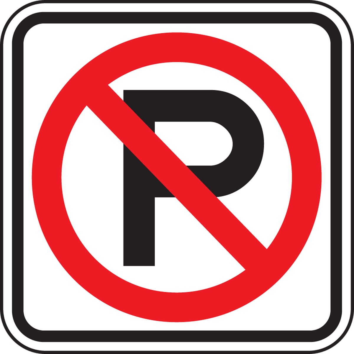 NO PARKING SYMBOL