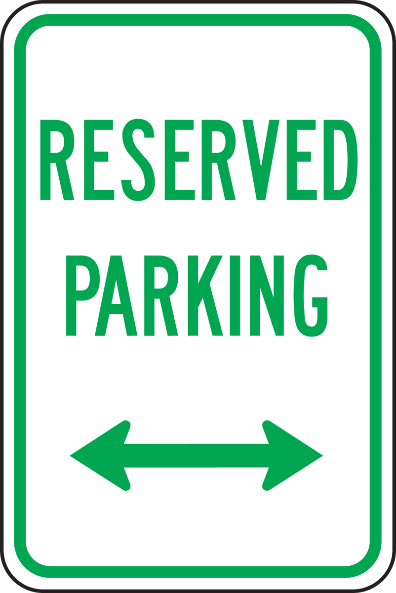RESERVED PARKING <--->