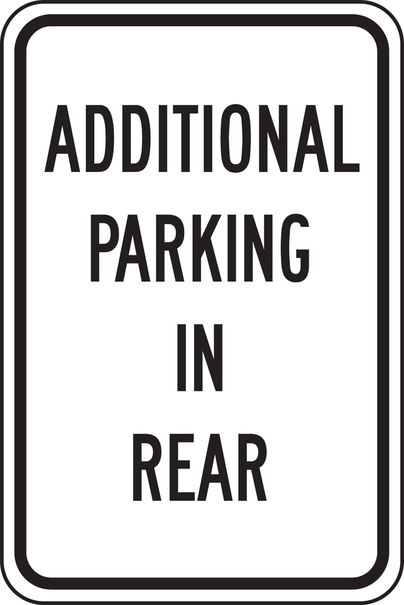 ADDITIONAL PARKING IN REAR