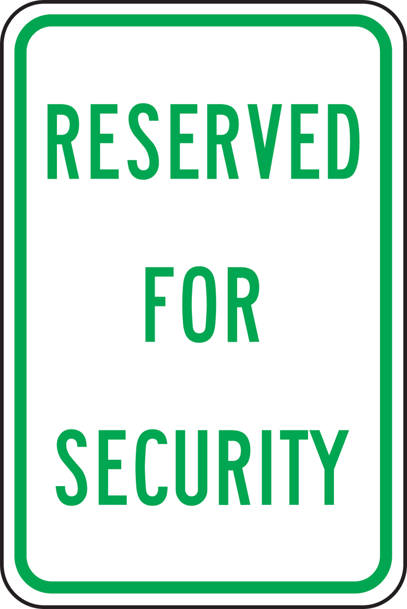 RESERVED FOR SECURITY