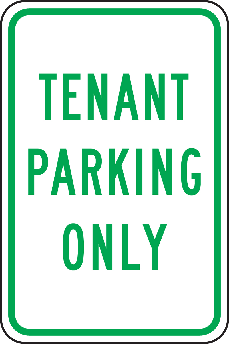 TENANT PARKING ONLY