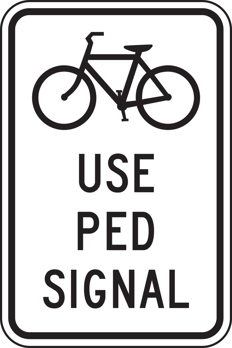 Classic bicycle symbol can be used anywhere that is frequented by  bicyclists. Notify drivers and pedestrians of bikers with a sign. Also use  this sign