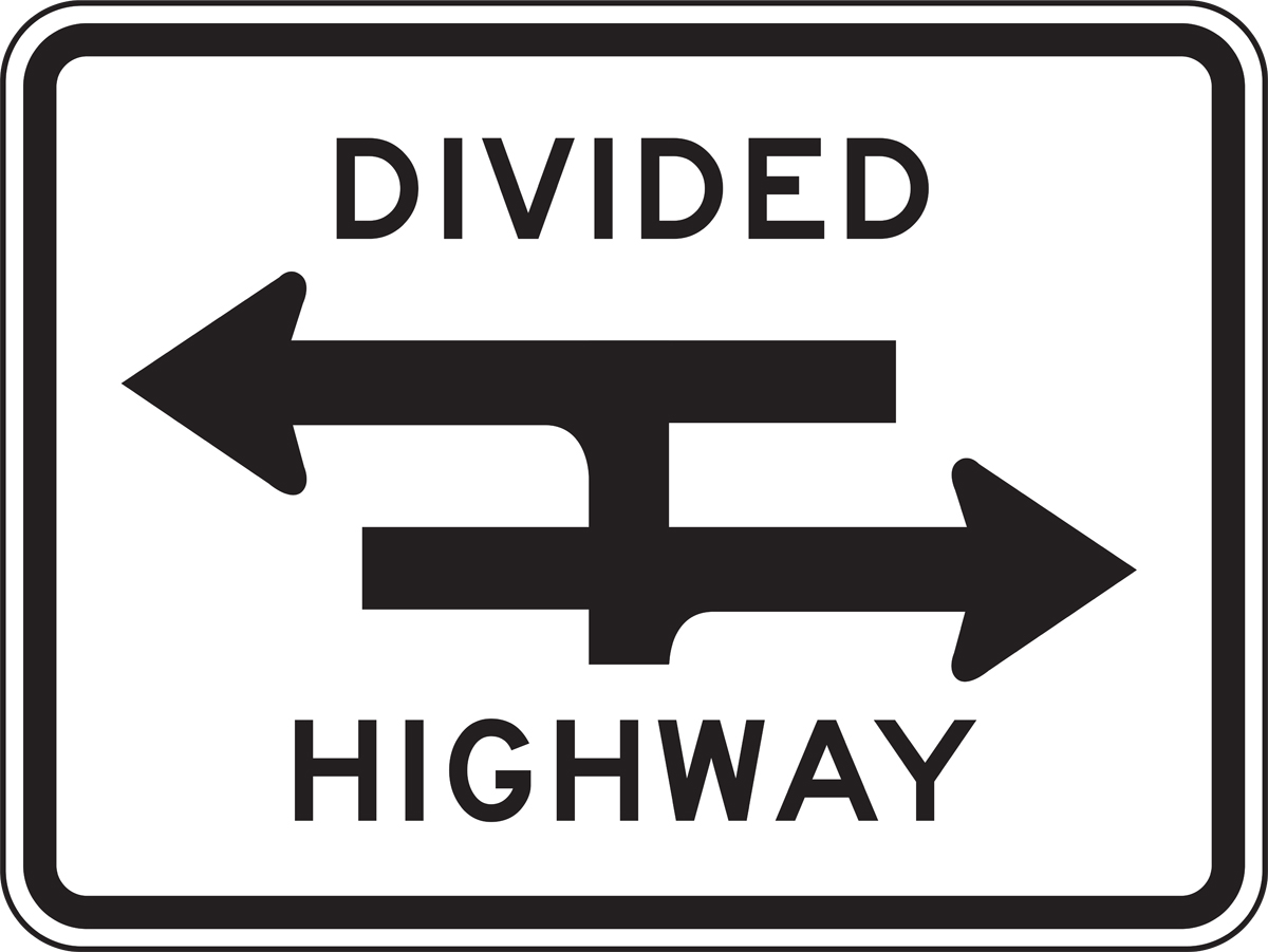 undivided highway