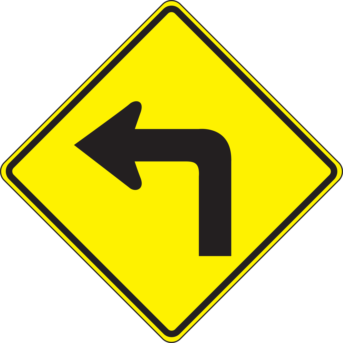 (90° TURN LEFT)