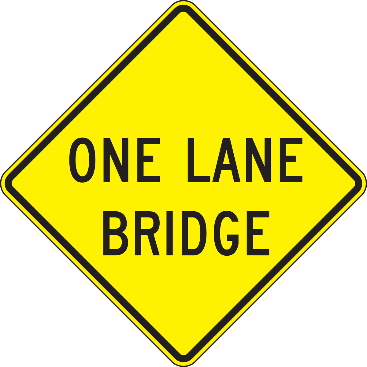 ONE LANE BRIDGE