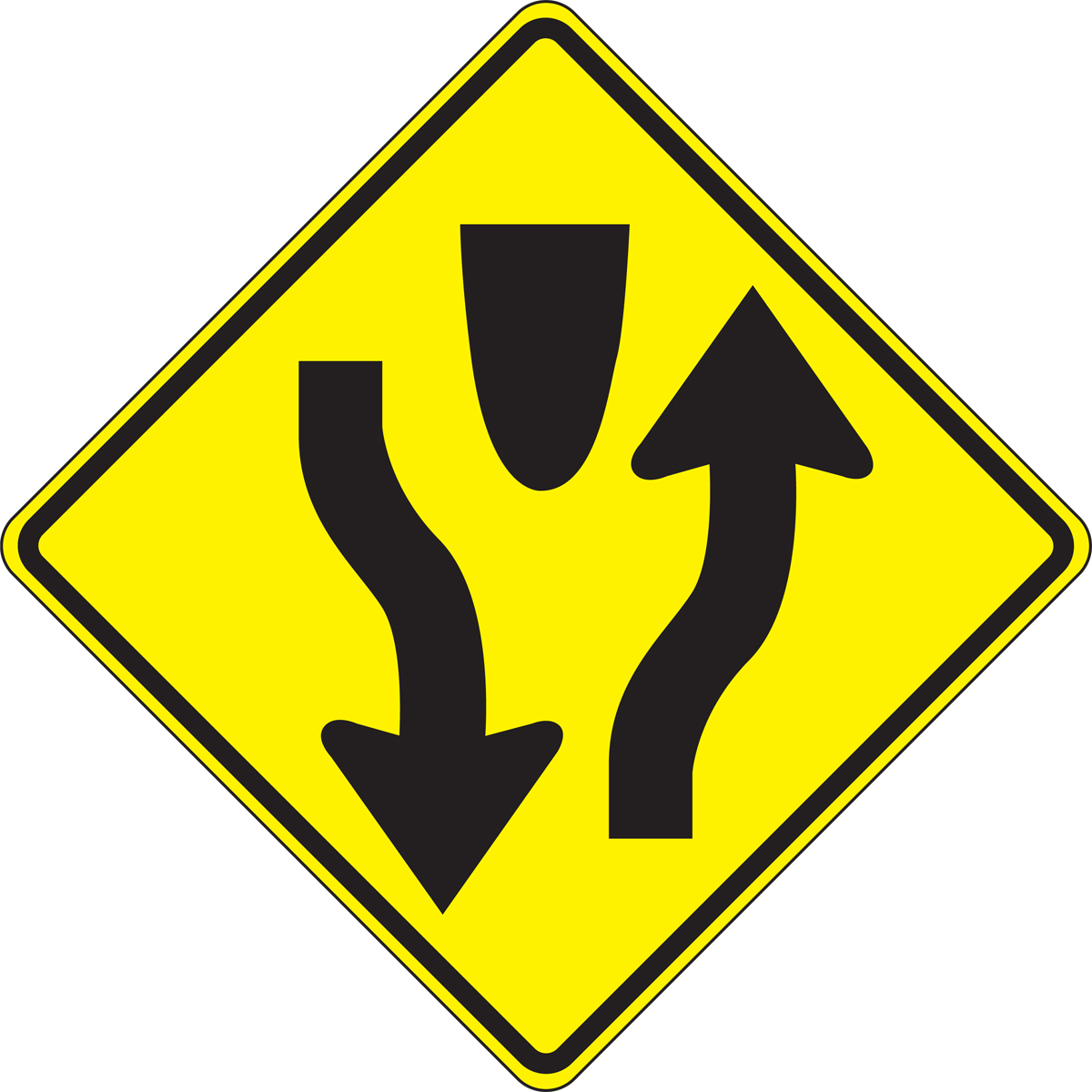 (BEGIN DIVIDED HIGHWAY)