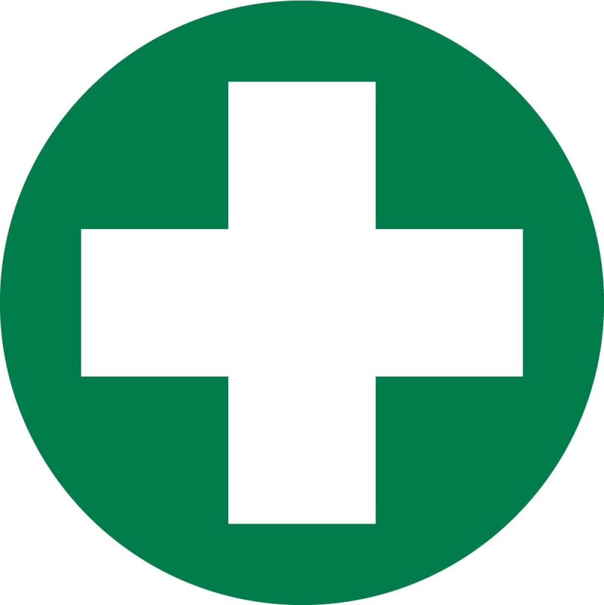 FIRST AID GRAPHIC HARD HAT EMBLEM