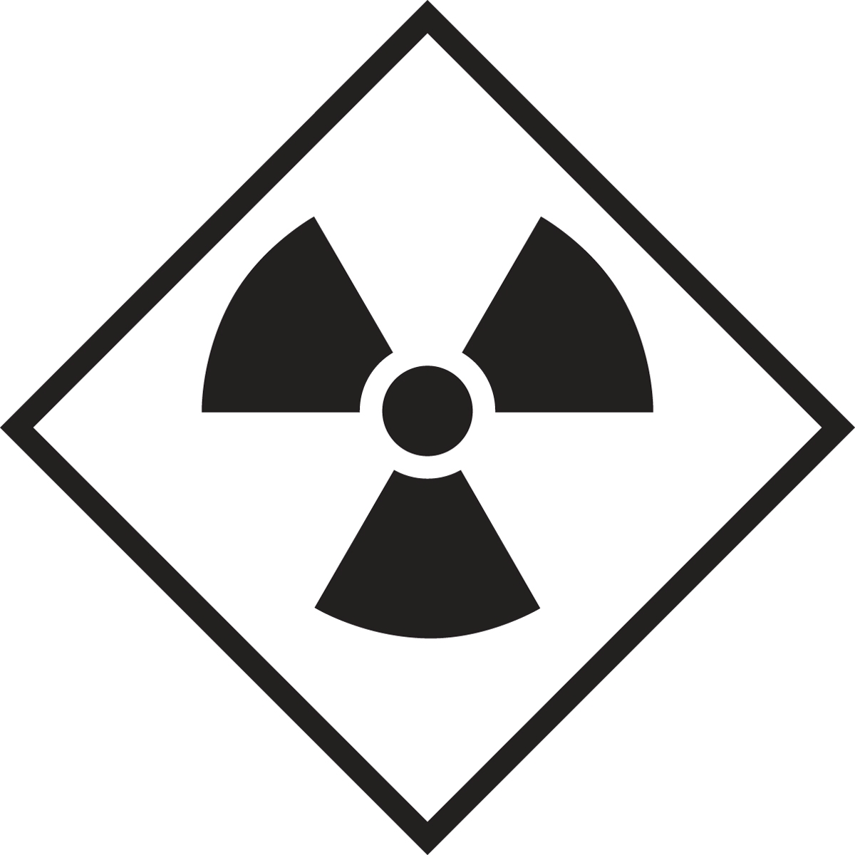 6" Symbol for 15" x 15" Placard (Select specific symbol)