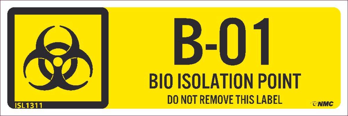 ENERGY ISOLATION - BIO HAZARD ISOLATION POINT