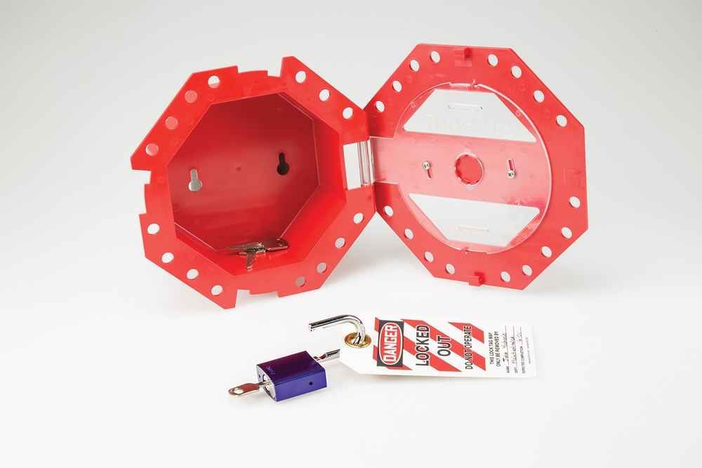 Lockout Tagout , Legend: LOOK 'N STOP COMPACT GROUP LOCK BOX