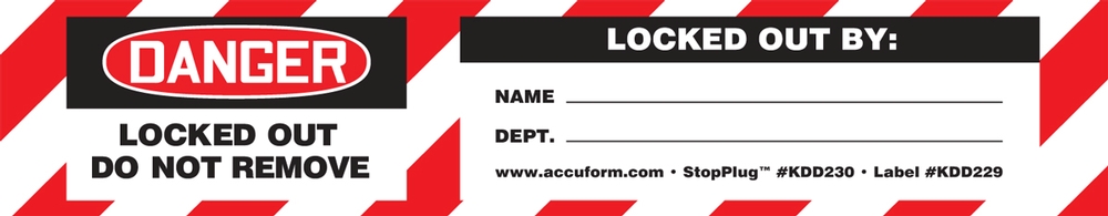 STOPPLUG™ LABELS