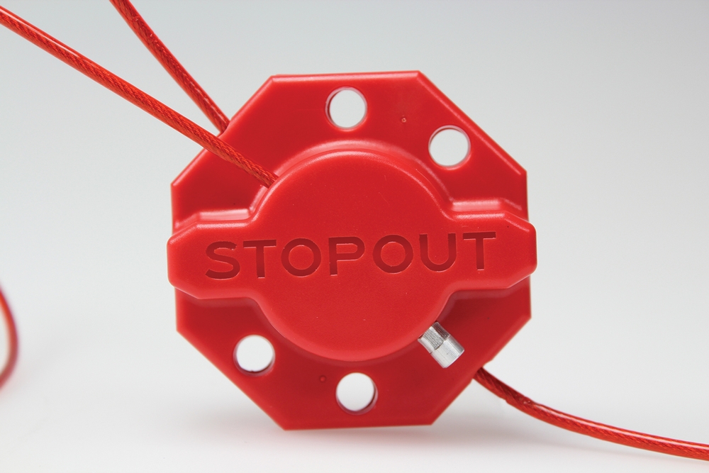 STOPOUT ® Twist 'n Lock Cinch Lockout Hasp