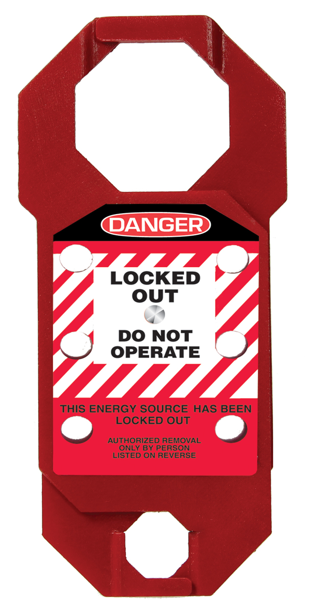 STOPOUT ® Double-Cross Aluma-Tag ™ Hasps ()
