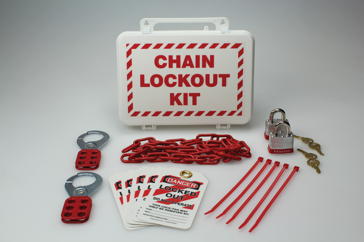 Lockout Tagout , Legend: Chain Lockout Kit