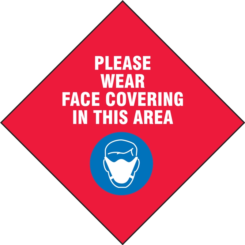 Please Wear Face Covering In This Area