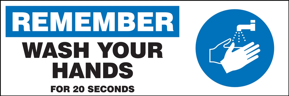 Remember Wash Your Hands For 20 Seconds