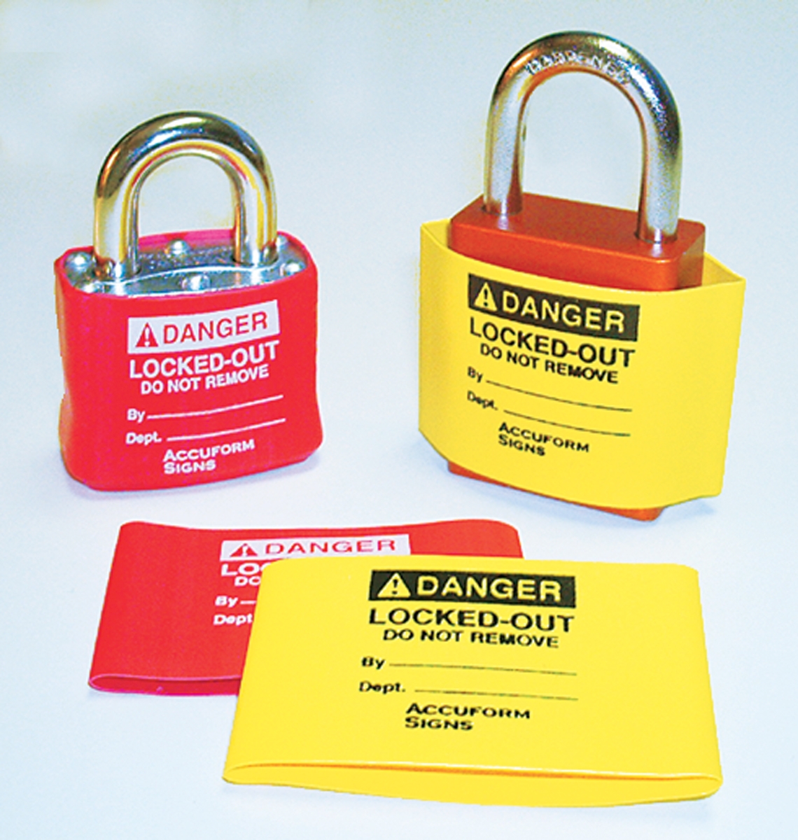 Colour Coded Padlock Covers - Total Lockout