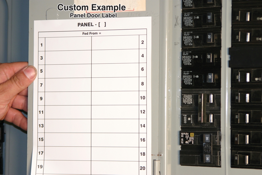 Printable Circuit Breaker Labels Templates