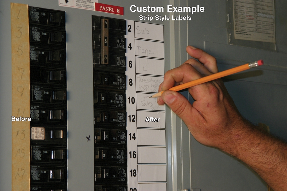 CUSTOM CIRCUIT BREAKER LABEL