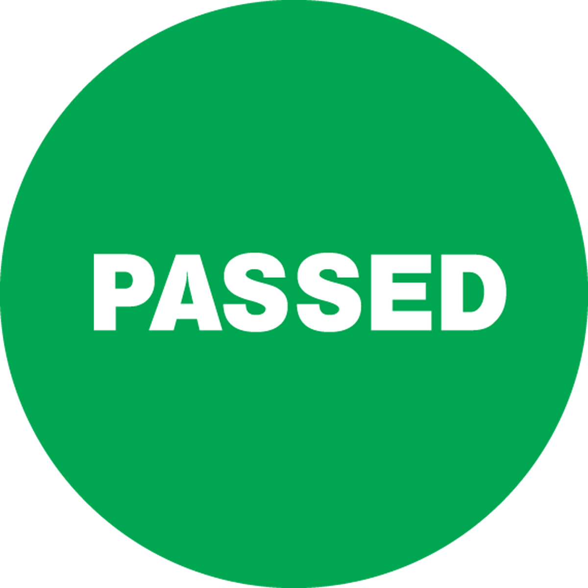 Organization / 5S / Lean, Legend: PASSED