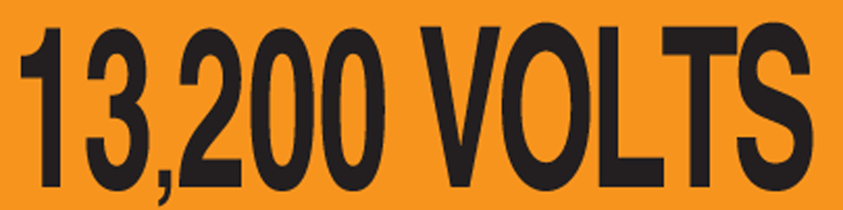 13,200 VOLTS