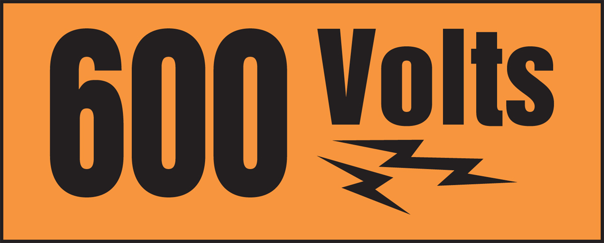 600 VOLTS (W/GRAPHIC)