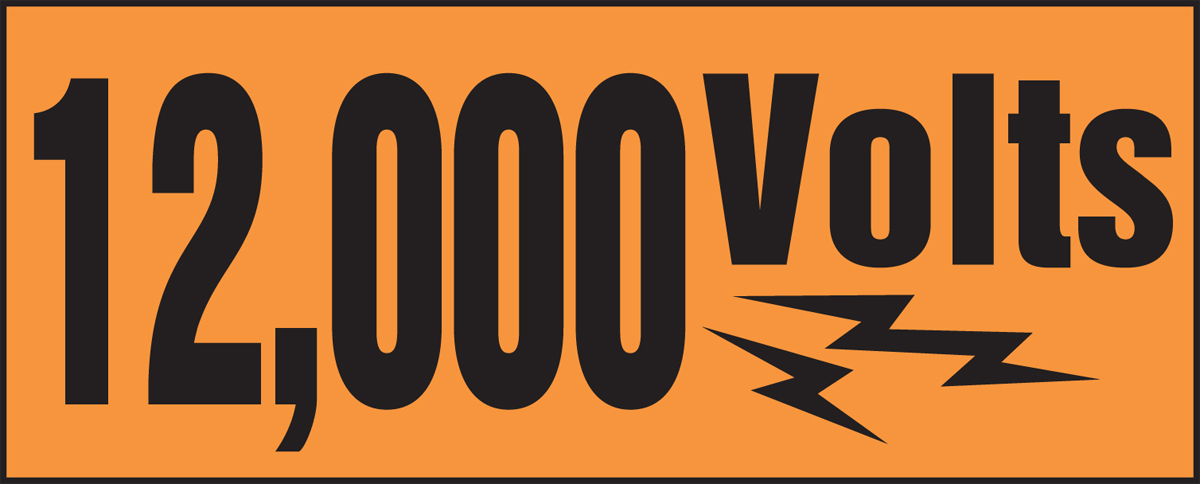 12,000 VOLTS (W/GRAPHIC)