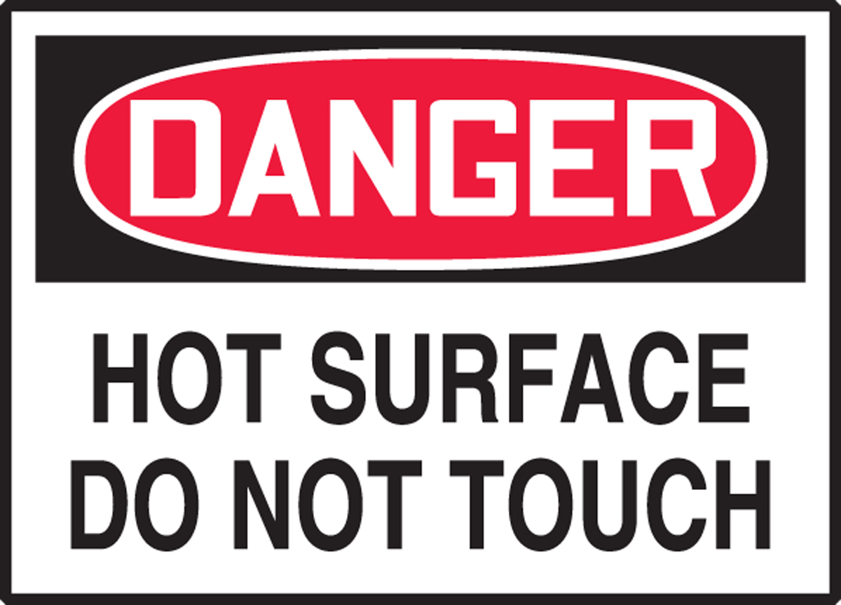 HOT SURFACE DO NOT TOUCH