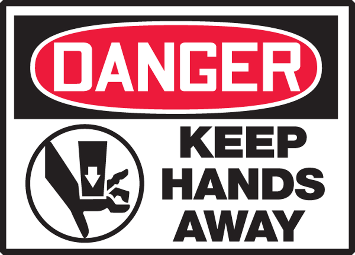 KEEP HANDS AWAY (W/GRAPHIC)