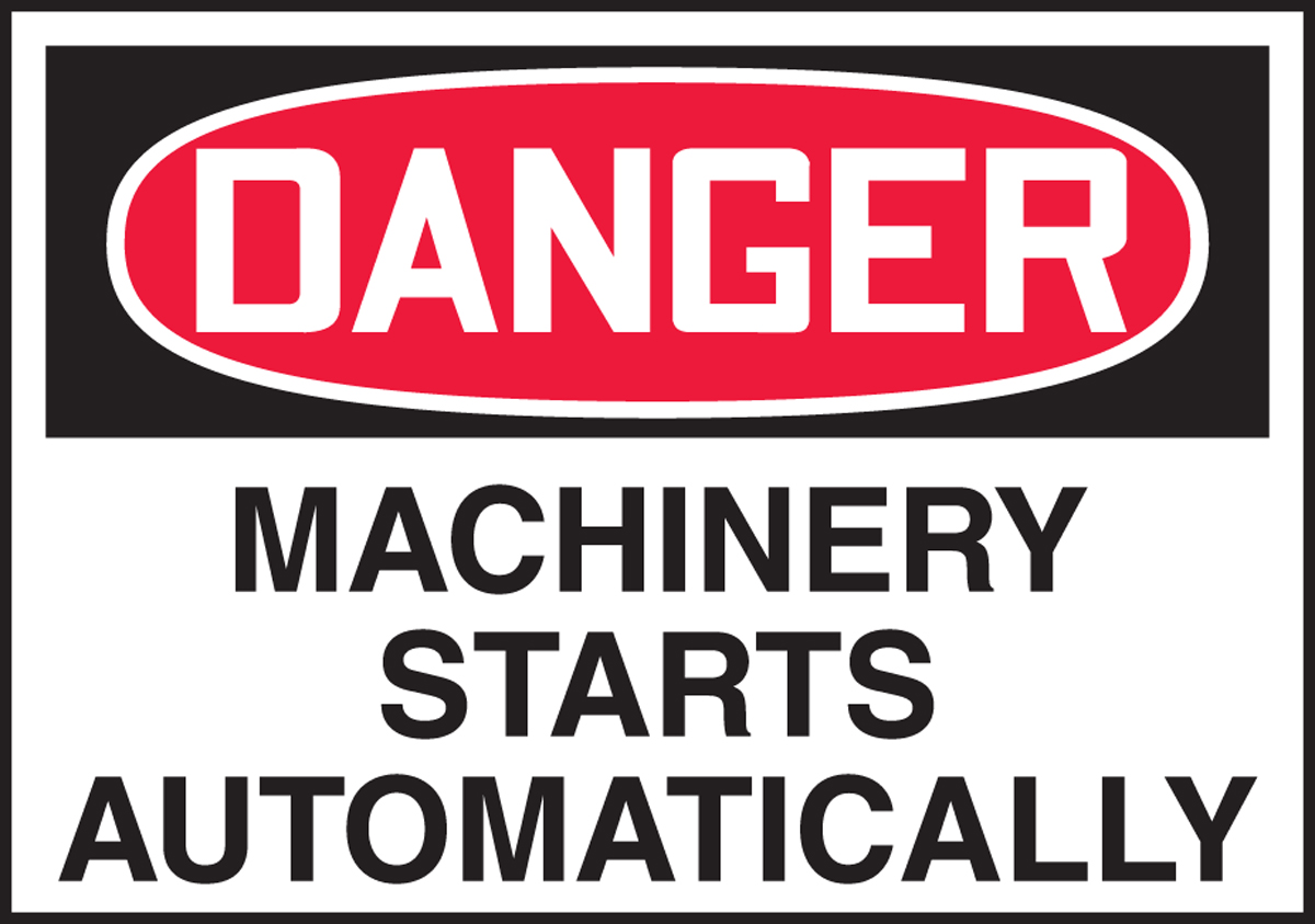MACHINERY STARTS AUTOMATICALLY