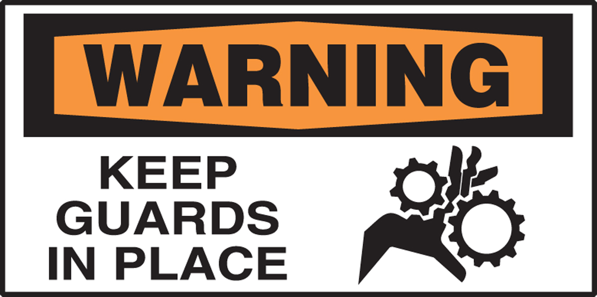 KEEP GUARDS IN PLACE (W/GRAPHIC)
