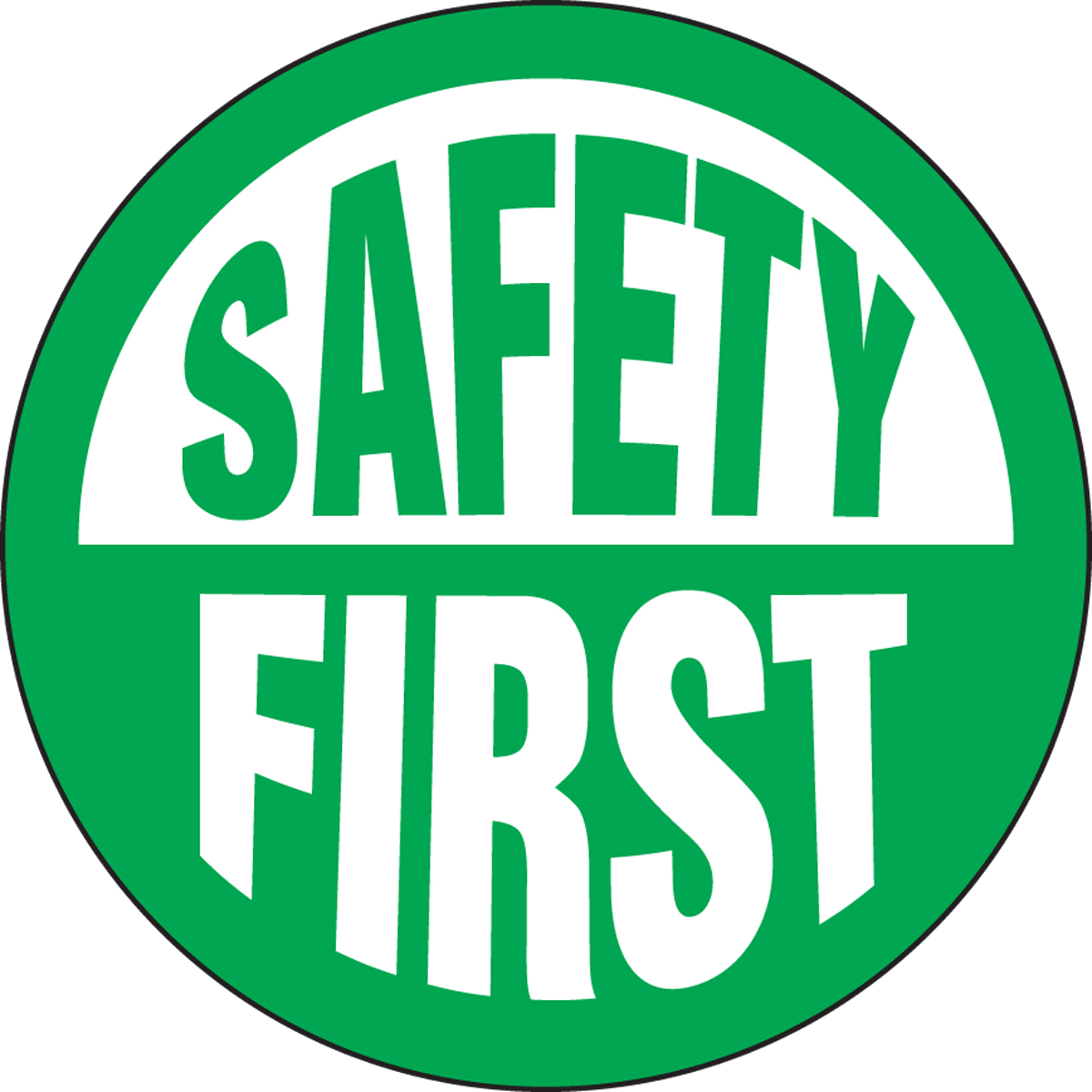 Safety First Hard Hat Sticker Helmet Decal Label Lunch Tool Box