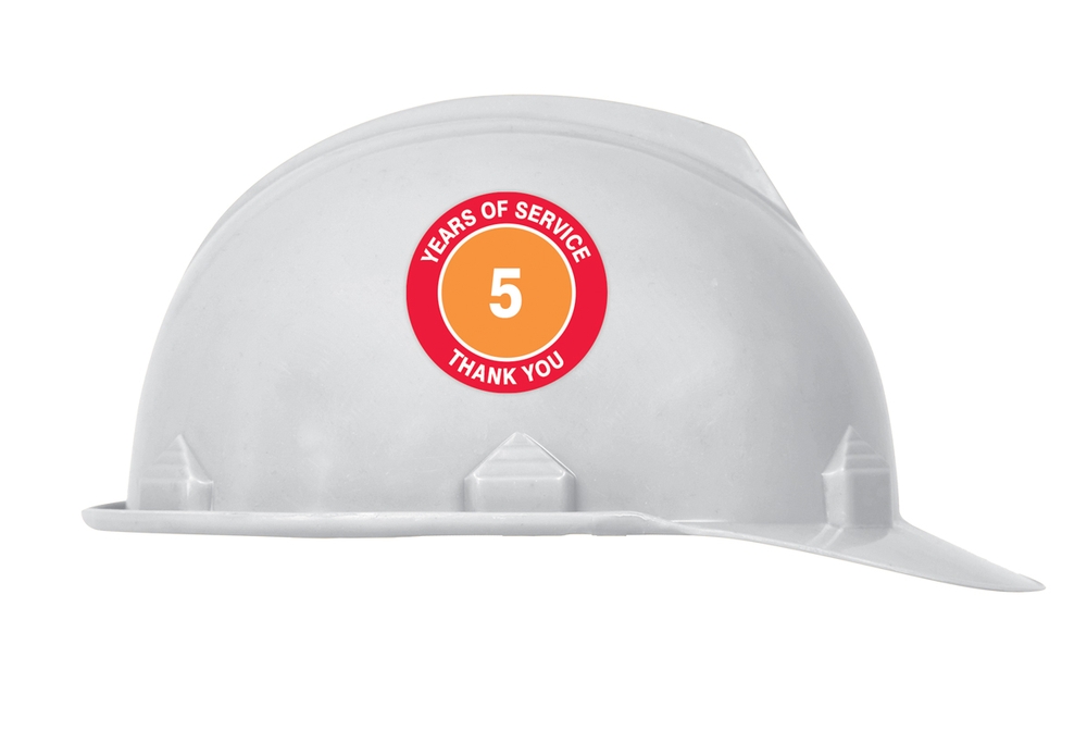 Safety Helmet Decals Temp SSE 50-pack Short Service Employee Hard Hat Stickers 