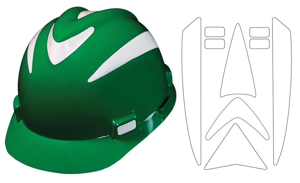 Viz-Kit™ Reflective Hard Hat Visibility Kits: MSA Brand Hard Hats