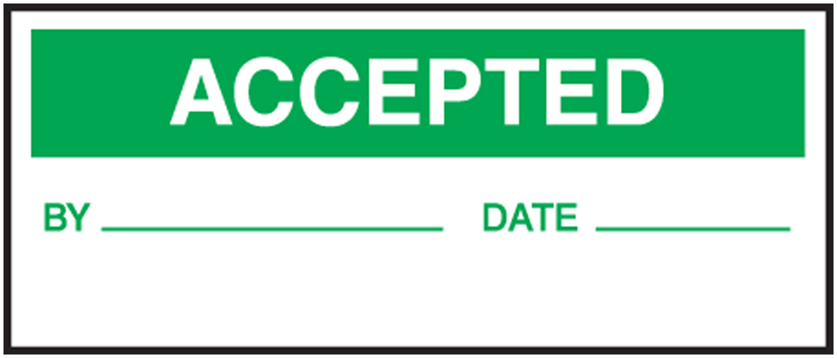 ACCEPTED BY DATE