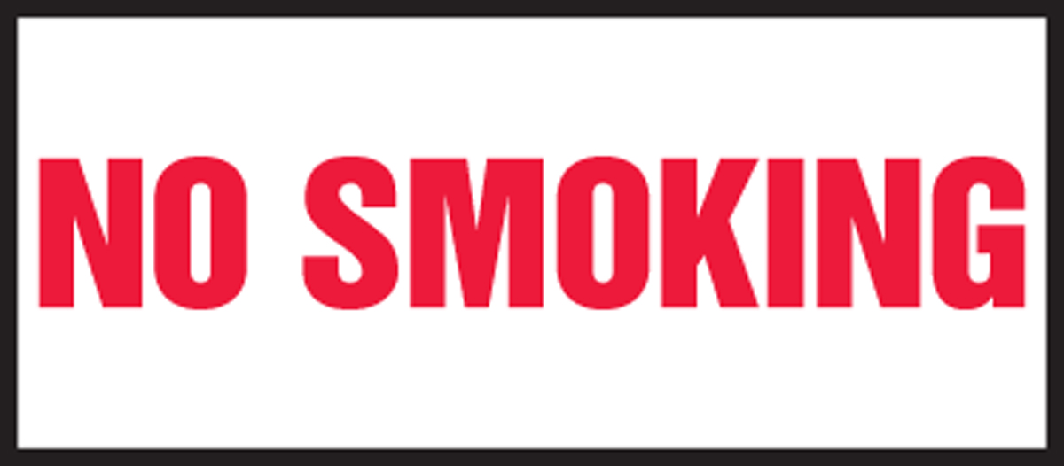 NO SMOKING