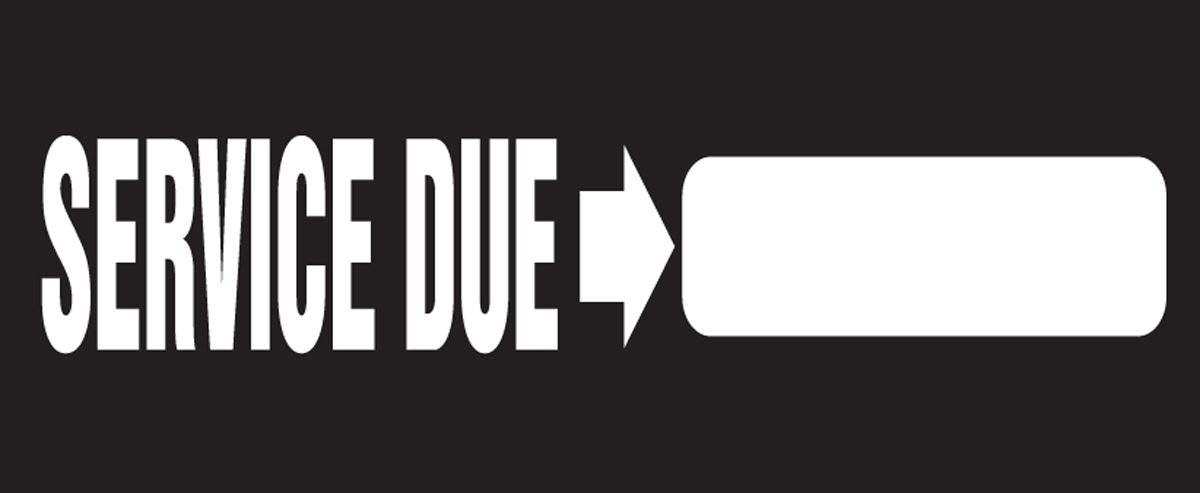 SERVICE DUE (ARROW)