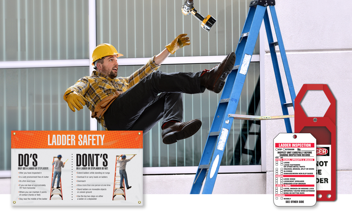 Ladder Safety, OSHA ladder safety rules, Do you know if you're breaking OSHA's ladder safety rules?
