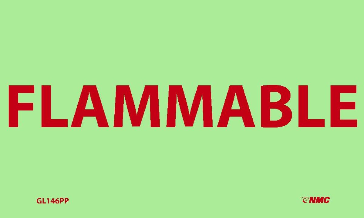 FLAMMABLE SIGN