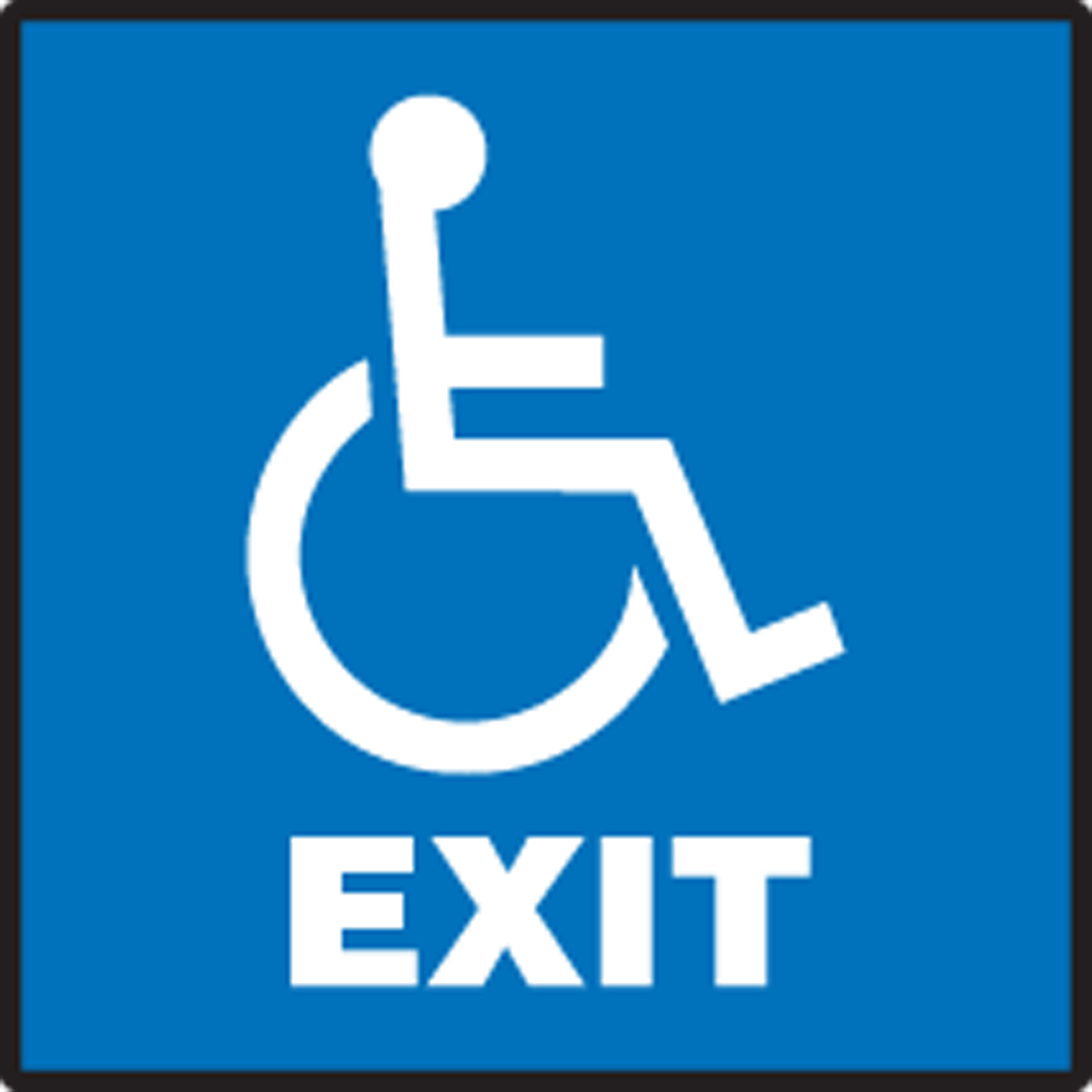 EXIT (W/GRAPHIC)