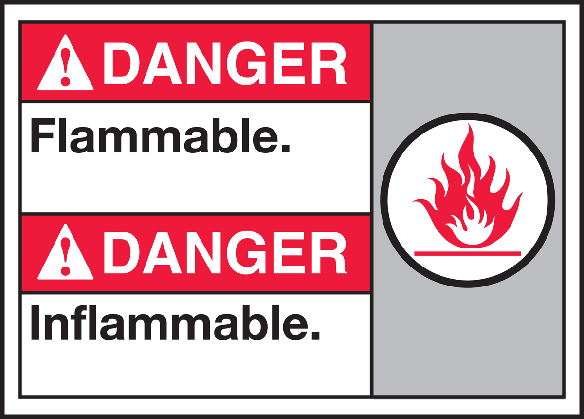 DANGER FLAMMABLE (W/GRAPHIC)