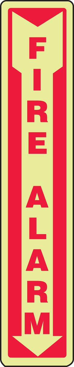 FIRE ALARM (ARROW) (GLOW)