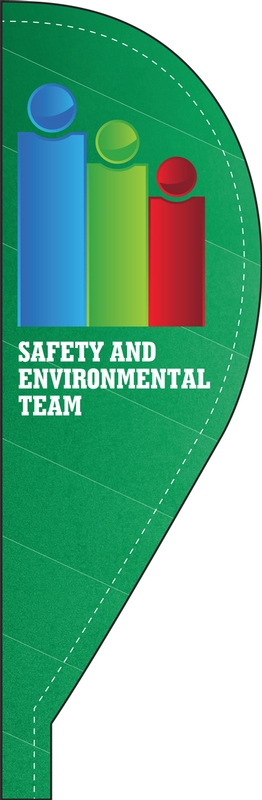 Desk Flags: Safety And Environmental Team