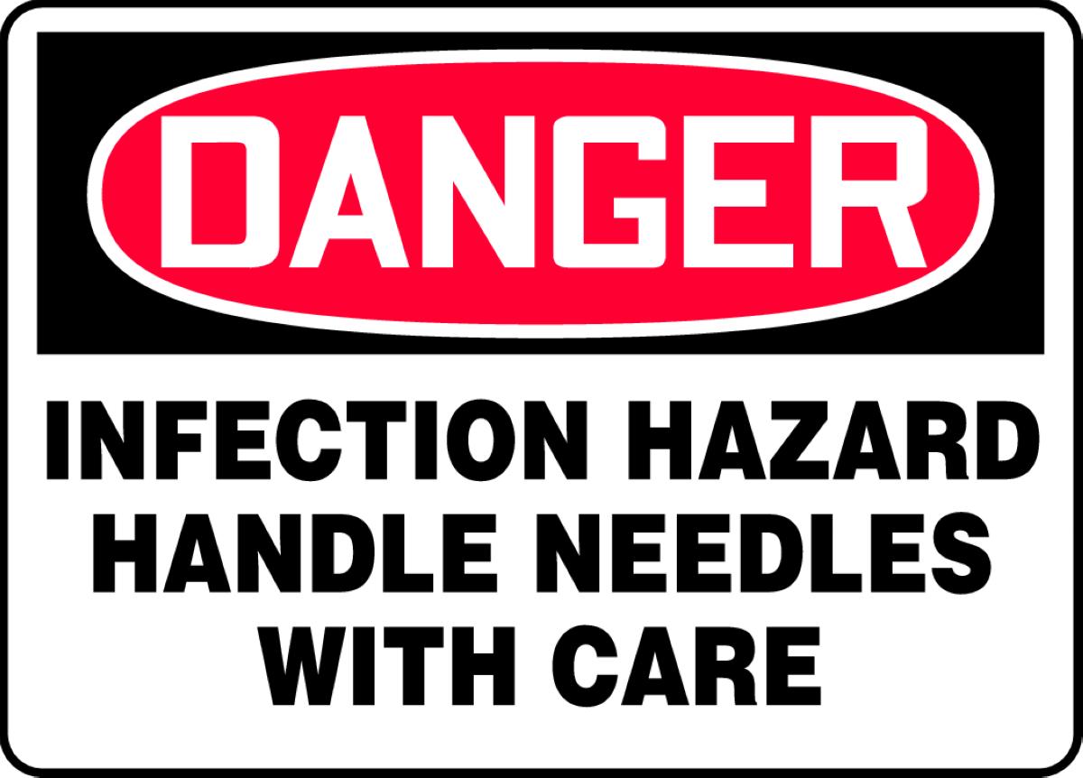 Hazardous Materials Handle With Care OSHA Caution Safety Sign MCHL686