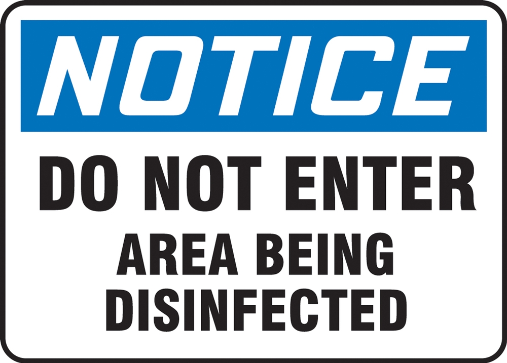 WARNING THIS AREA HAS BEEN CONTAMINATED KEEP OUT...Laminated Funny Sign