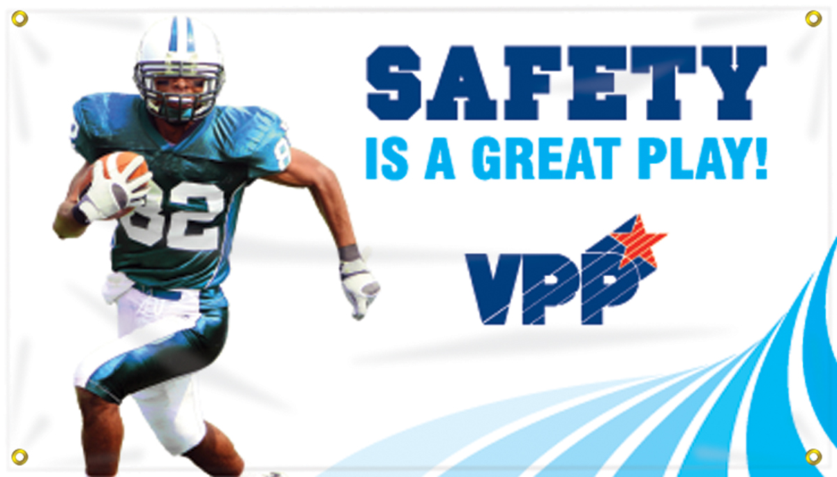 Motivation Product, Legend: SAFETY IS A GREAT PLAY (w/football graphic)